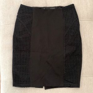 Guess black pencil skirt